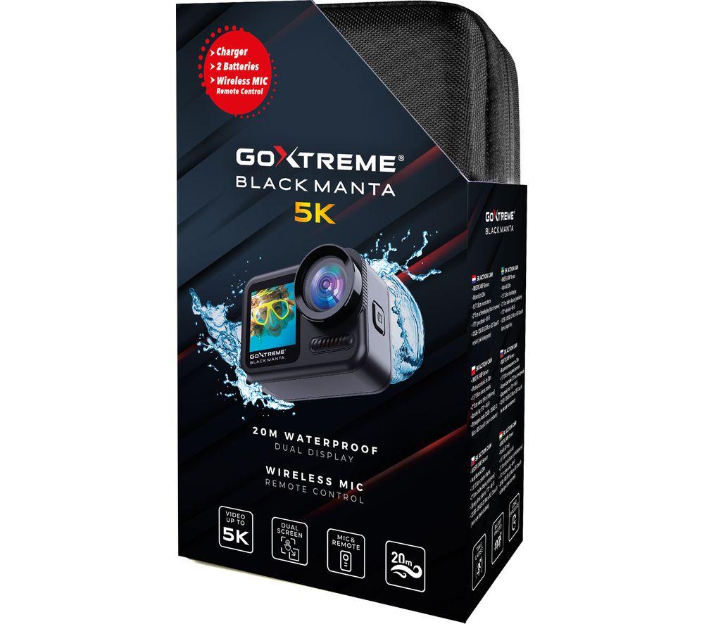 Cámara de acción GoXtreme Black Manta 5K de EASYPIX - Negra