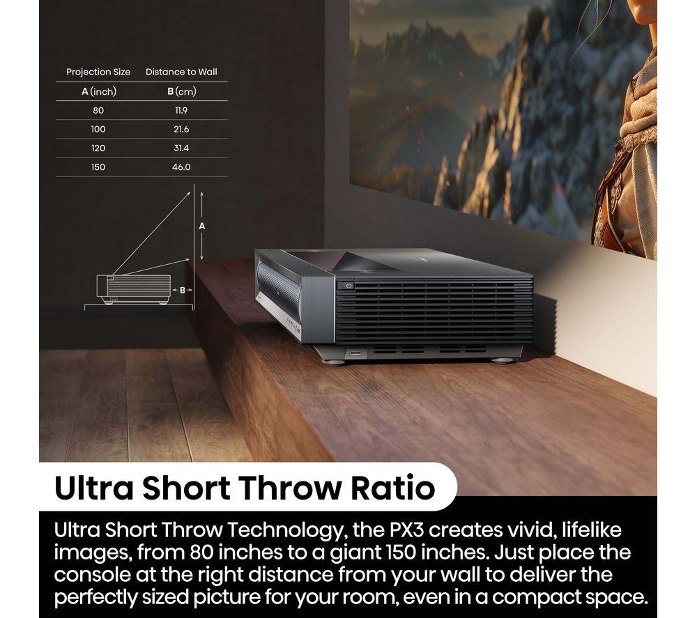 Proyector de TV láser HISENSE PX3TUK Smart 4K Ultra HD