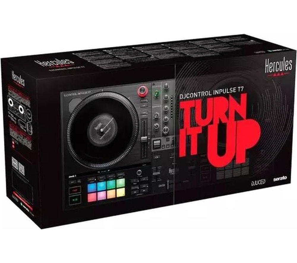 Controlador de audio HERCULES DJ Control Inpulse T7 - Negro