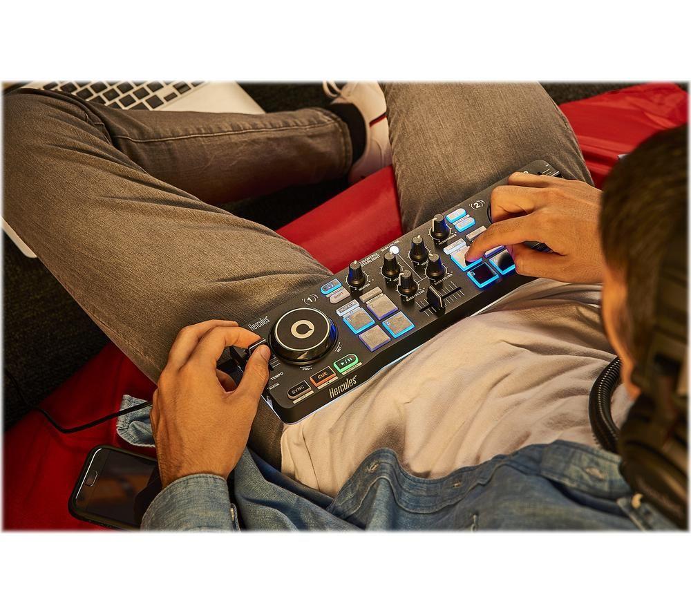 HERCULES DJControl Starlight Audio Controller - Black