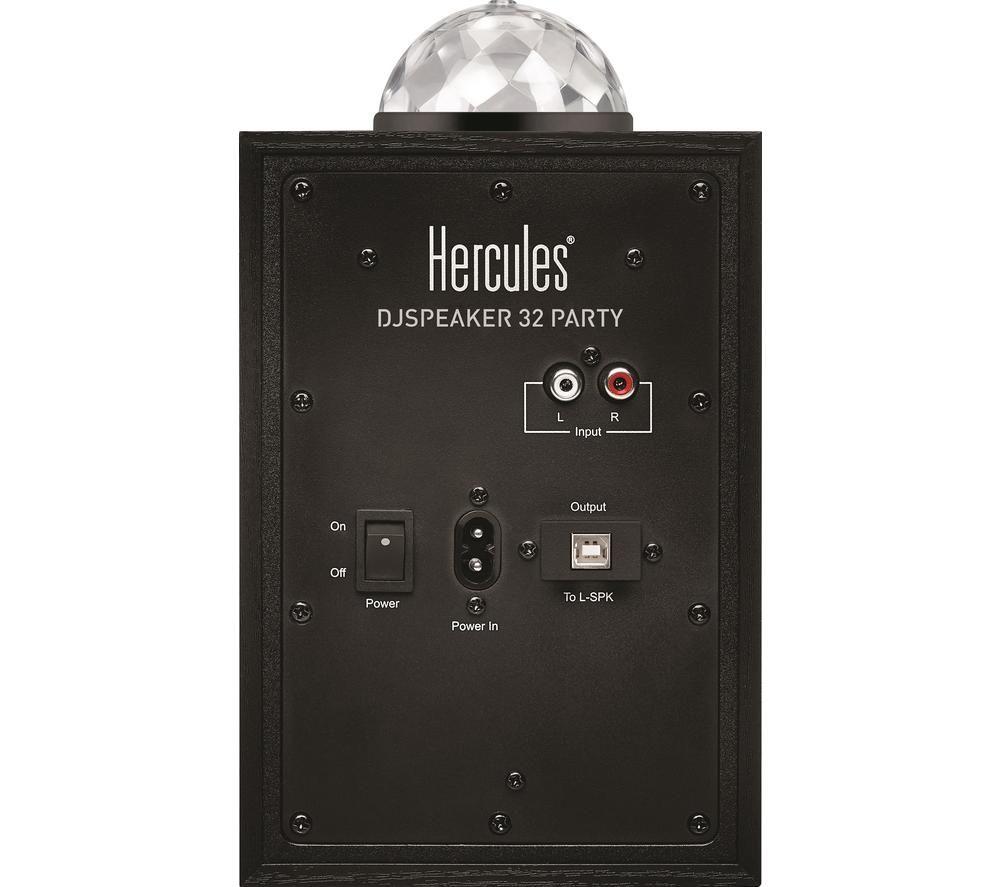 HERCULES DJSpeaker 32 Party Speakers - Black