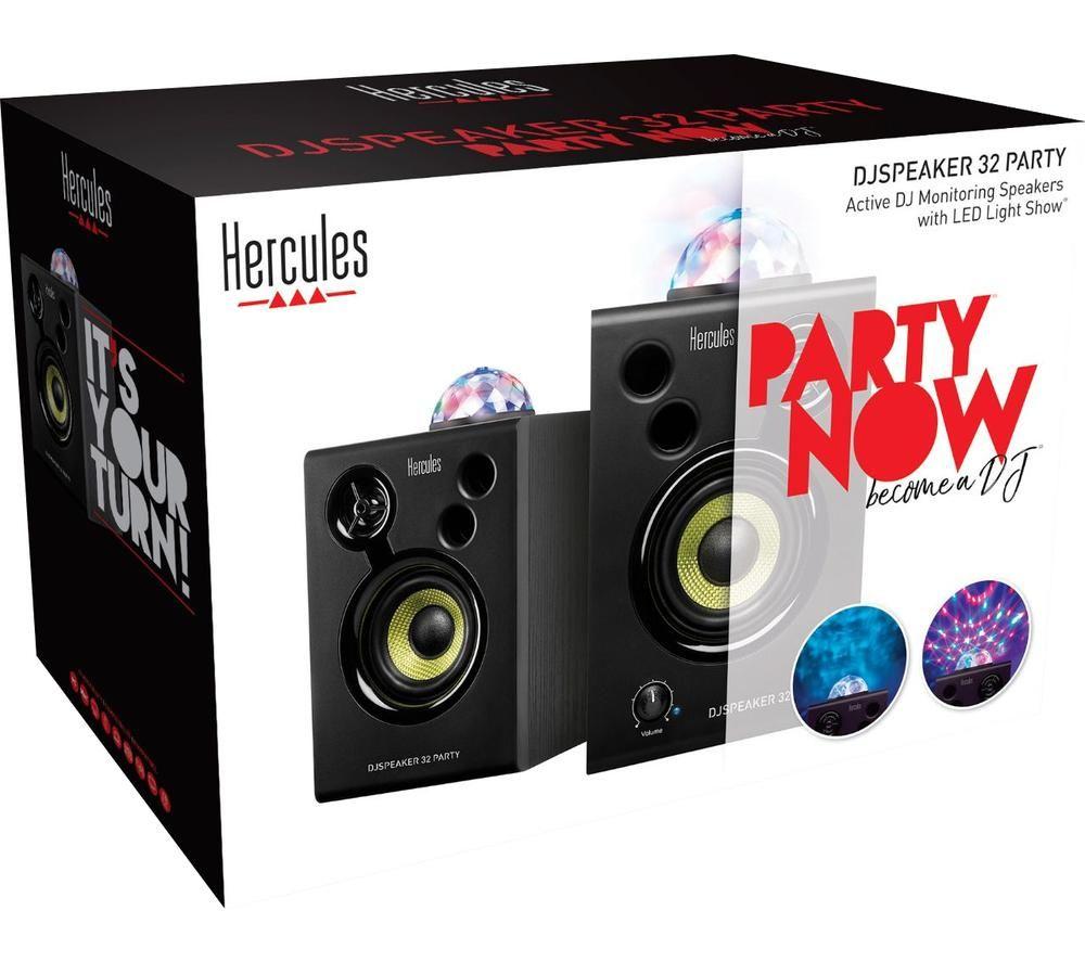 HERCULES DJSpeaker 32 Party Speakers - Black
