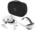 META Quest 3S Virtual Reality Headset, Strap & Case Bundle - 256 GB