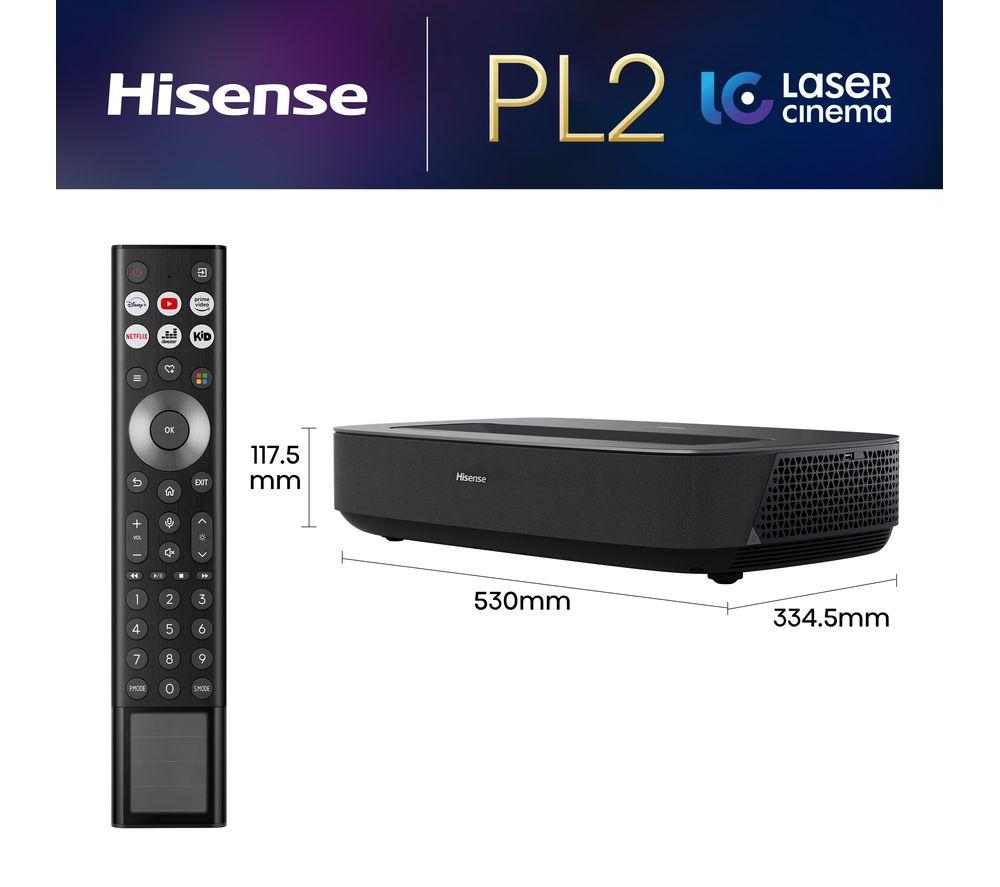 HISENSE PL2TUK Smart 4K Ultra HD Laser TV Projector