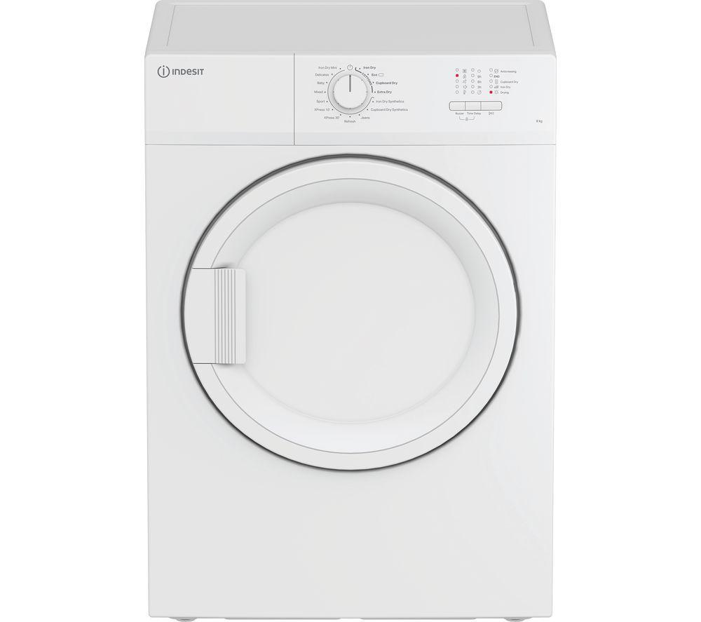 Secadora de condensación INDESIT C YD A81 WWGL UK de 8 kg - Blanca