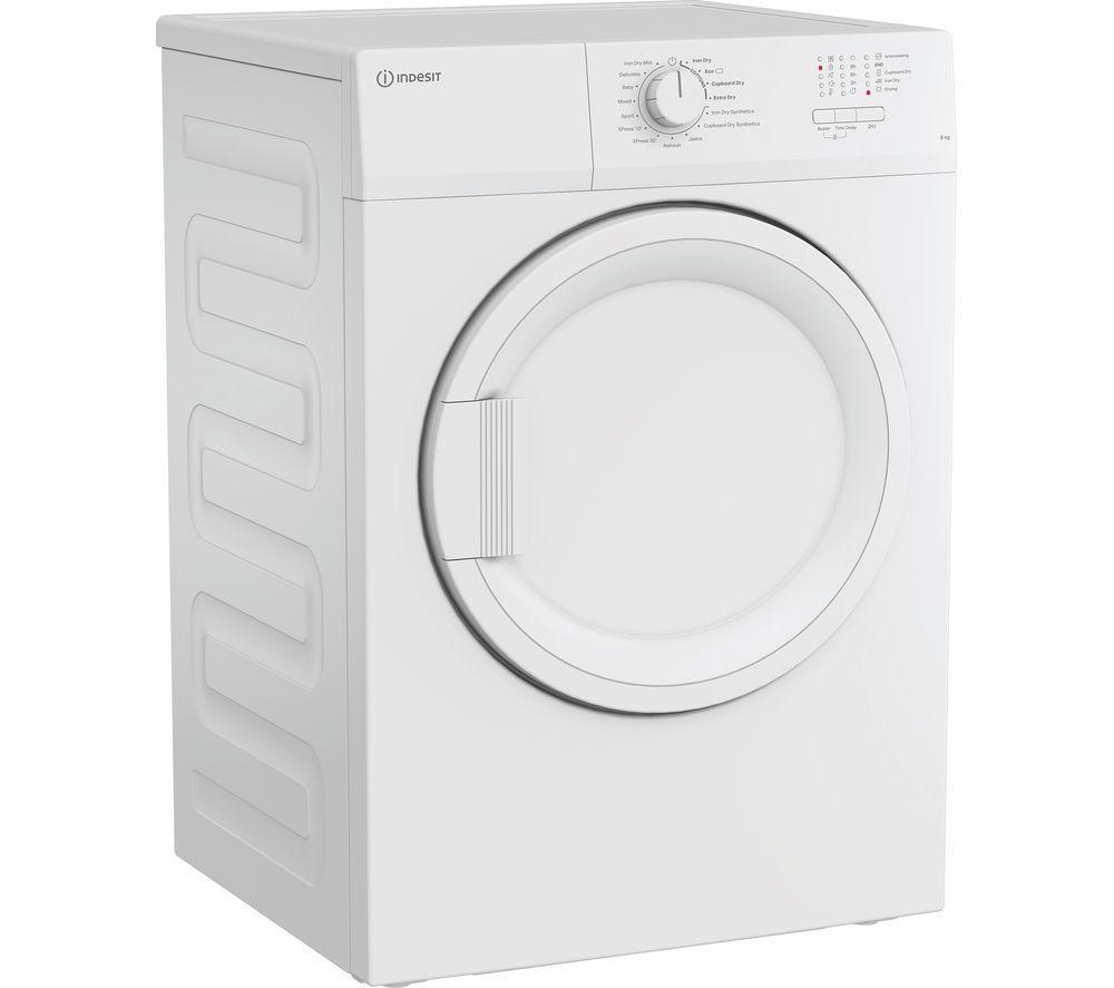 Secadora de condensación INDESIT C YD A81 WWGL UK de 8 kg - Blanca