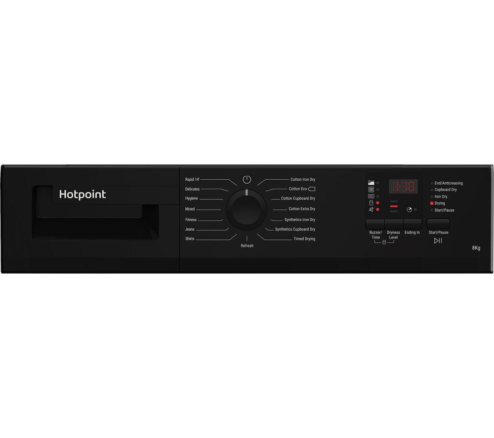 Secadora de condensación HOTPOINT C HD C92 BBGD UK de 9 kg - Negra