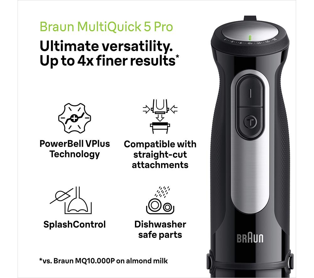 BRAUN MultiQuick 5 Pro MQ55755M Hand Blender - Black