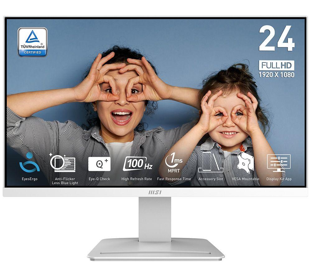 MSI PRO MP2412W Full HD 24" TFT LCD Monitor - White