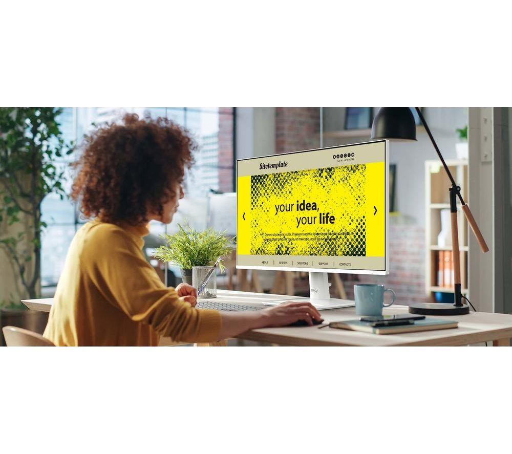 MSI PRO MP251W E2 Full HD 25" LED Monitor - White