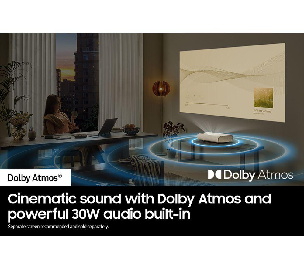 SAMSUNG The Premiere SP-LPU7DSAXXXU Smart 4K Laser Projector - White