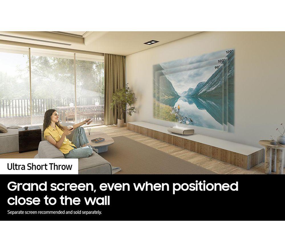 SAMSUNG The Premiere SP-LPU7DSAXXXU Smart 4K Laser Projector - White
