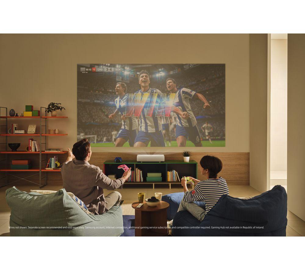 SAMSUNG El proyector láser inteligente The Premiere SP-LPU7DSAXXXU 4K - Blanco