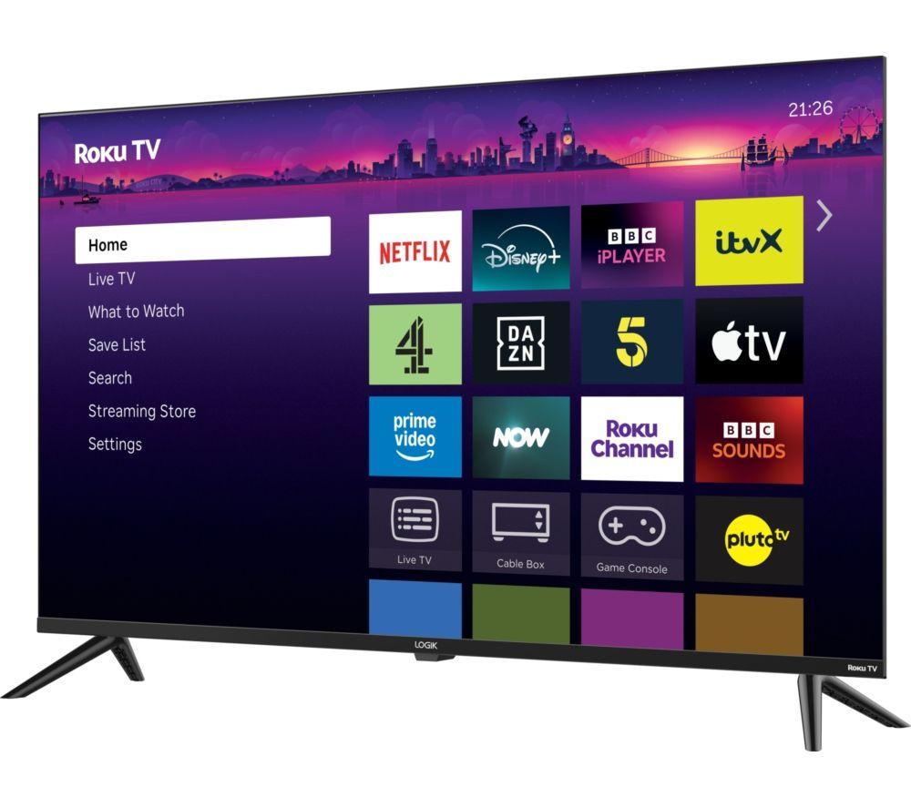 LOGIK L40RFE25 Roku 40" Smart Full HD HDR LED TV