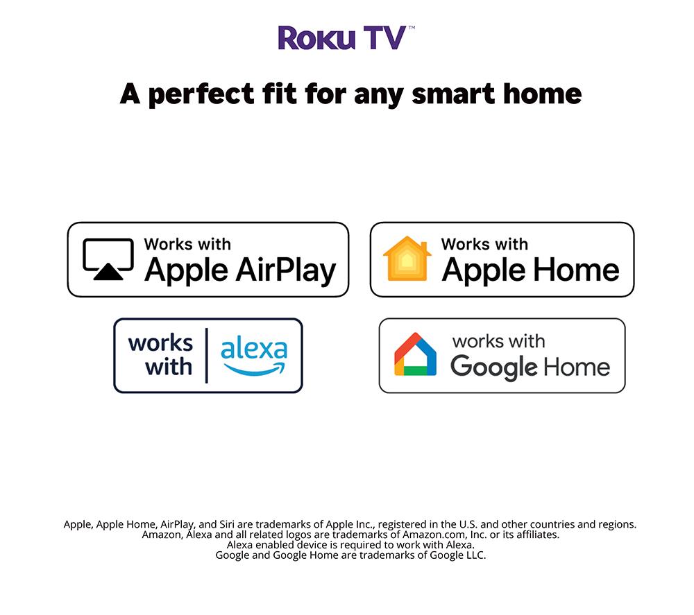 JVC LT-43CR350 43" Roku Smart Full HD LED TV with Freely