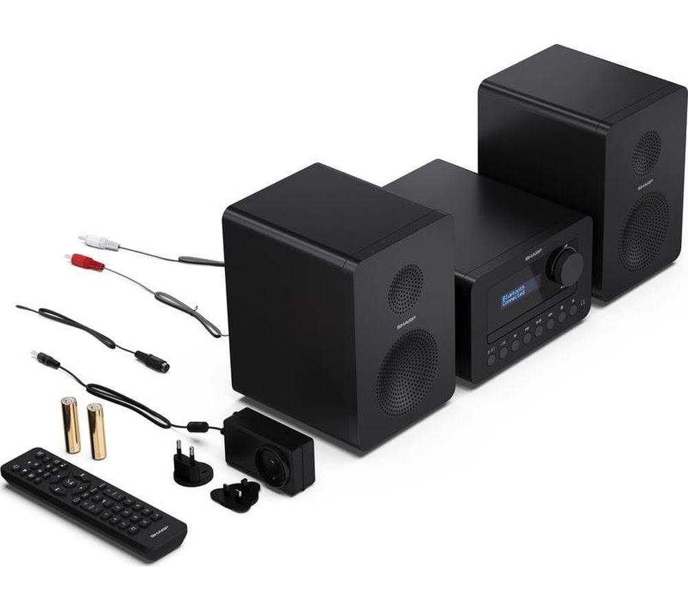 SHARP Tokyo XL-B514 Bluetooth Hi-Fi Micro System – Black