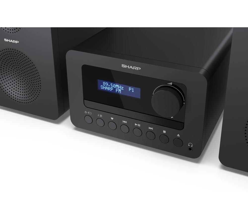 SHARP Tokyo XL-B514 Bluetooth Hi-Fi Micro System – Black