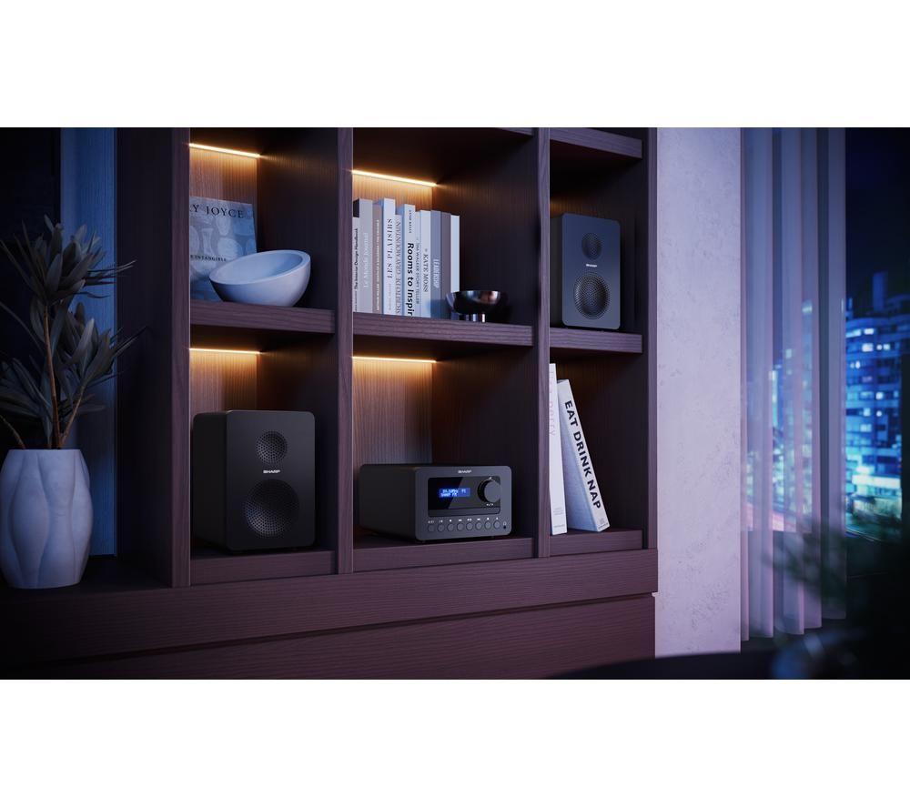 SHARP Tokyo XL-B514 Bluetooth Hi-Fi Micro System – Black