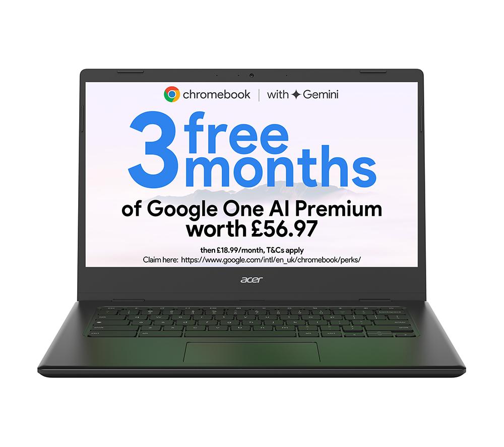 ACER 314 14" Chromebook - Intel® Celeron®, 128 GB eMMC, Black