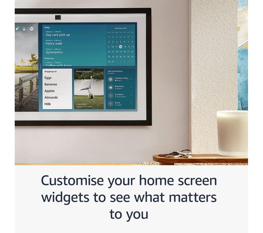 AMAZON Echo Show 15 (2nd Gen) Smart Display with Fire TV & Alexa Voice Remote