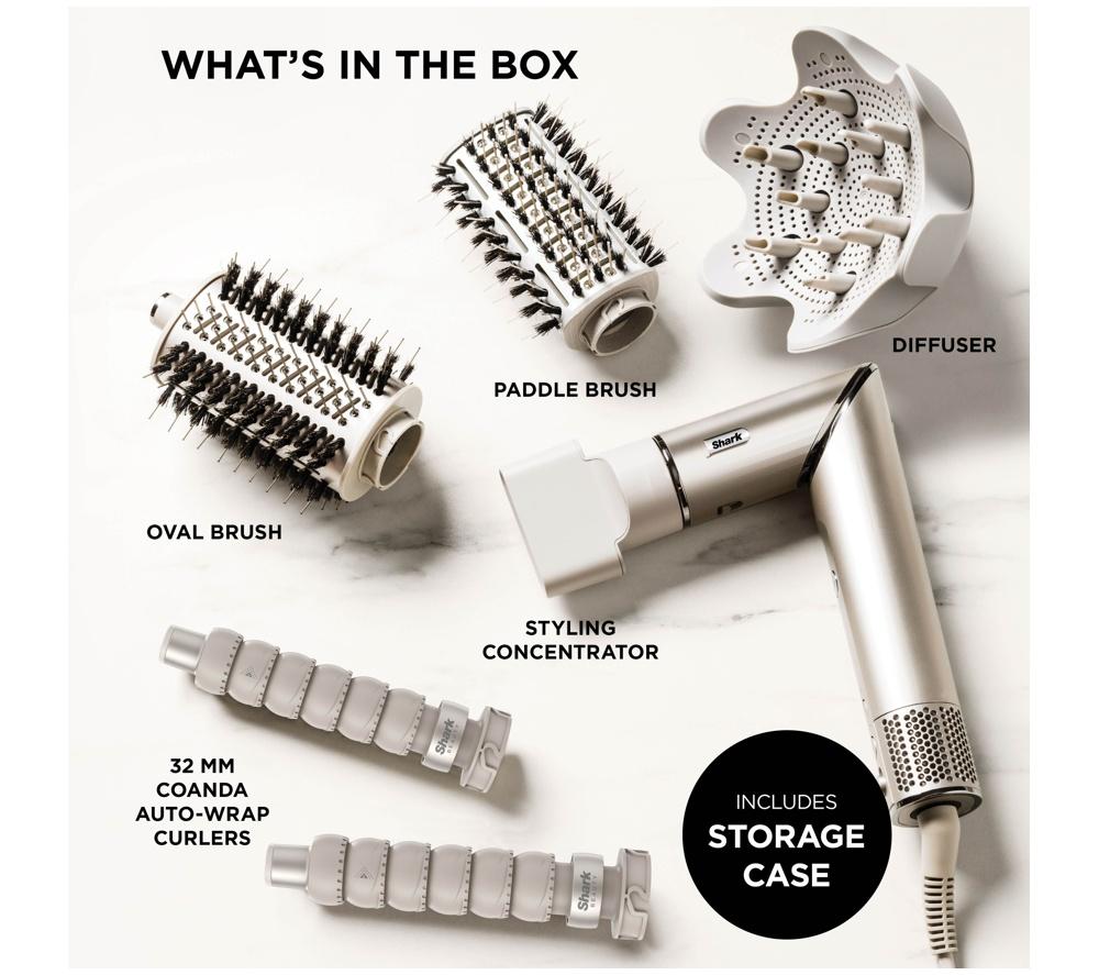 SHARK FlexStyle HD446SLUK 5-in-1 Air Styler & Hair Dryer – Stone