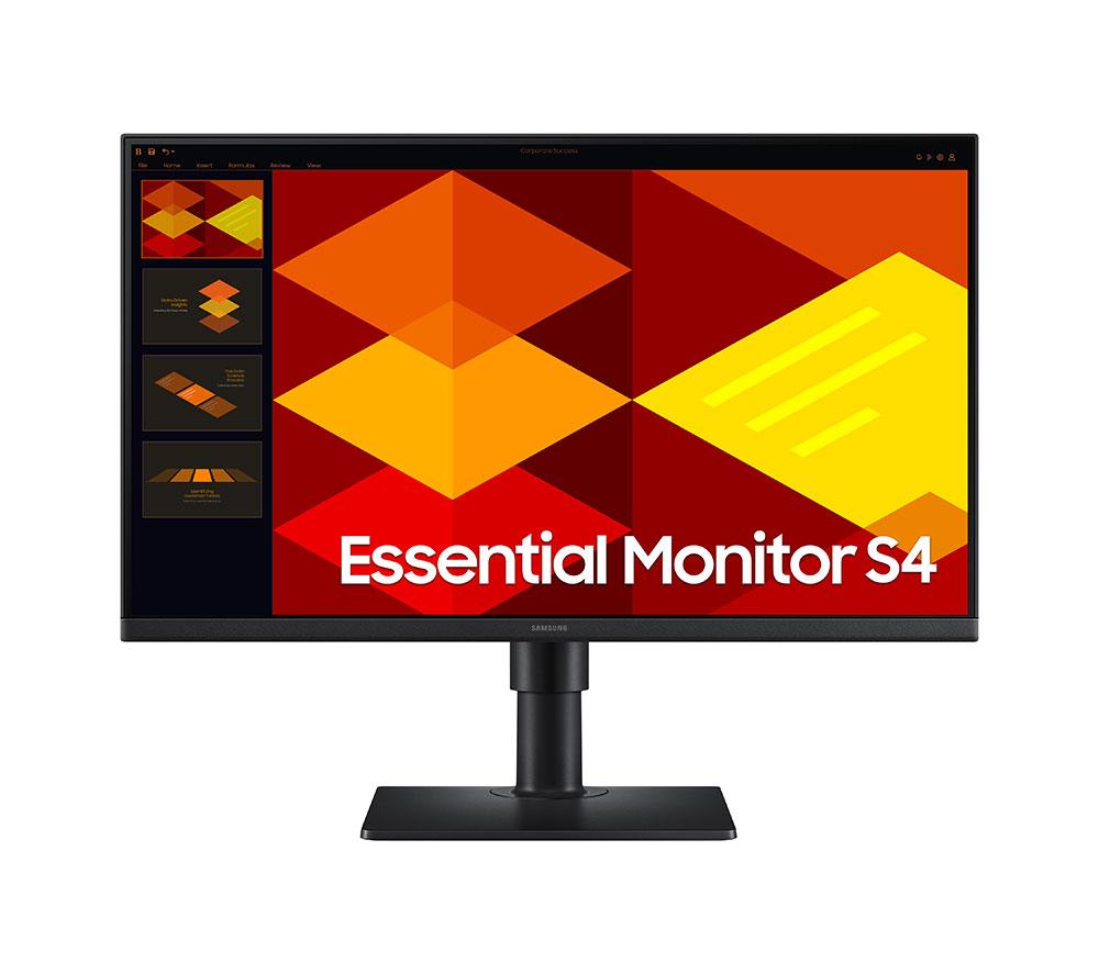 SAMSUNG LS24D400GAUXXU S4 Full HD 24" IPS LCD Monitor - Black