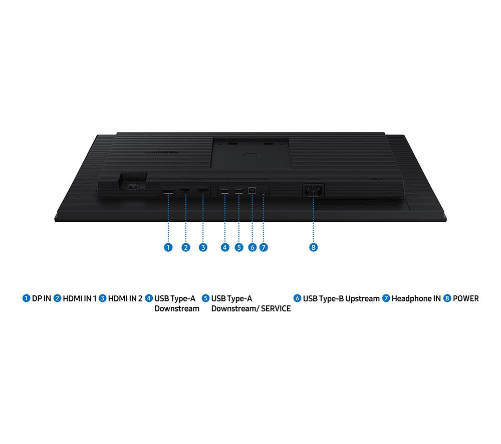Monitor IPS LCD Samsung S4 Full HD de 24" (LS24D400GAUXXU) - Negro