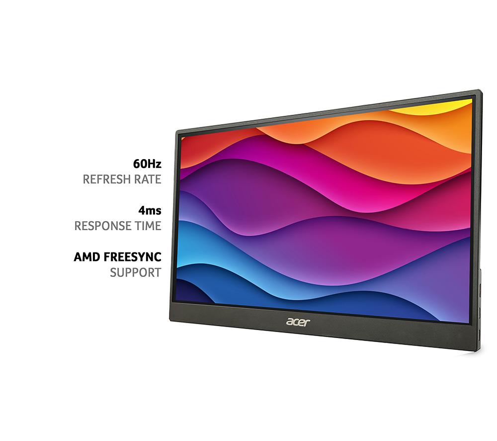 ACER PM161QB1 Full HD 15.6" IPS LCD Portable Monitor - Black