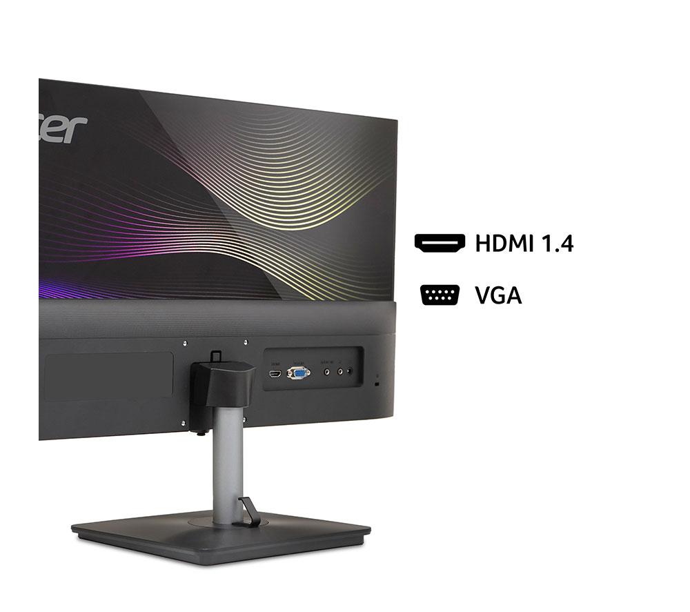 Monitor LCD IPS Full HD de 24" ACER Vero RS242YG0 - Negro