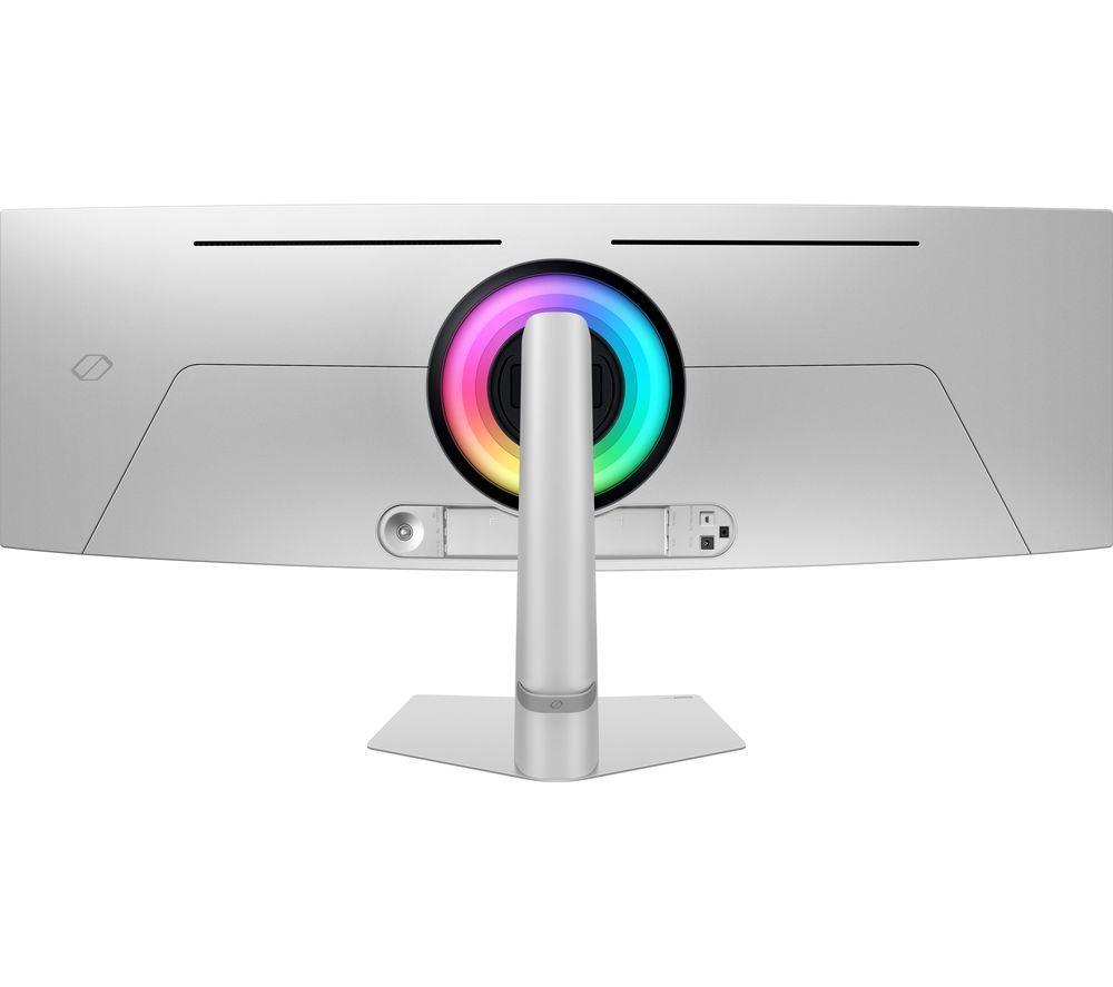 SAMSUNG Odyssey G9 LS49DG934SUXXU Dual Quad HD 49" Curved OLED Gaming Monitor – Silber