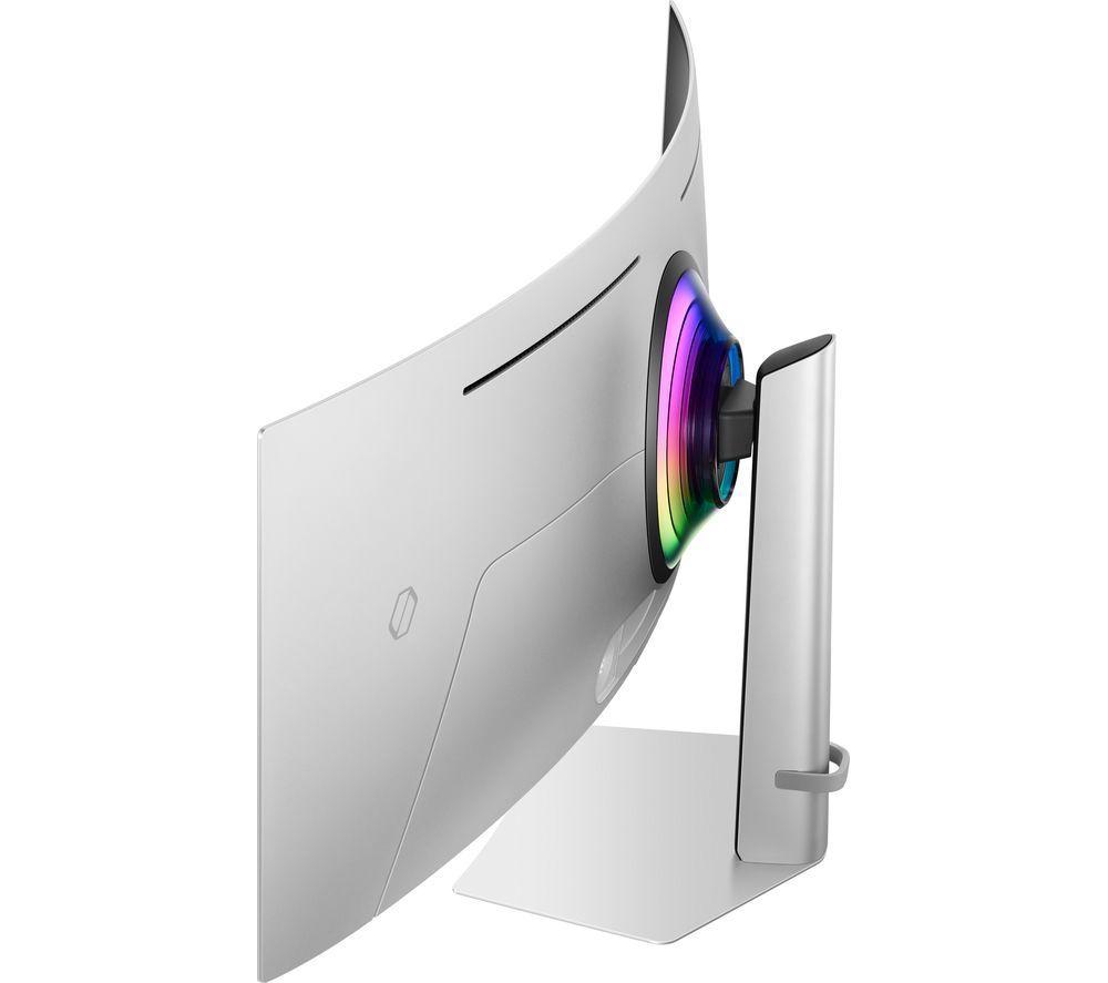 SAMSUNG Odyssey G9 LS49DG934SUXXU Dual Quad HD 49" Curved OLED Gaming Monitor – Silber