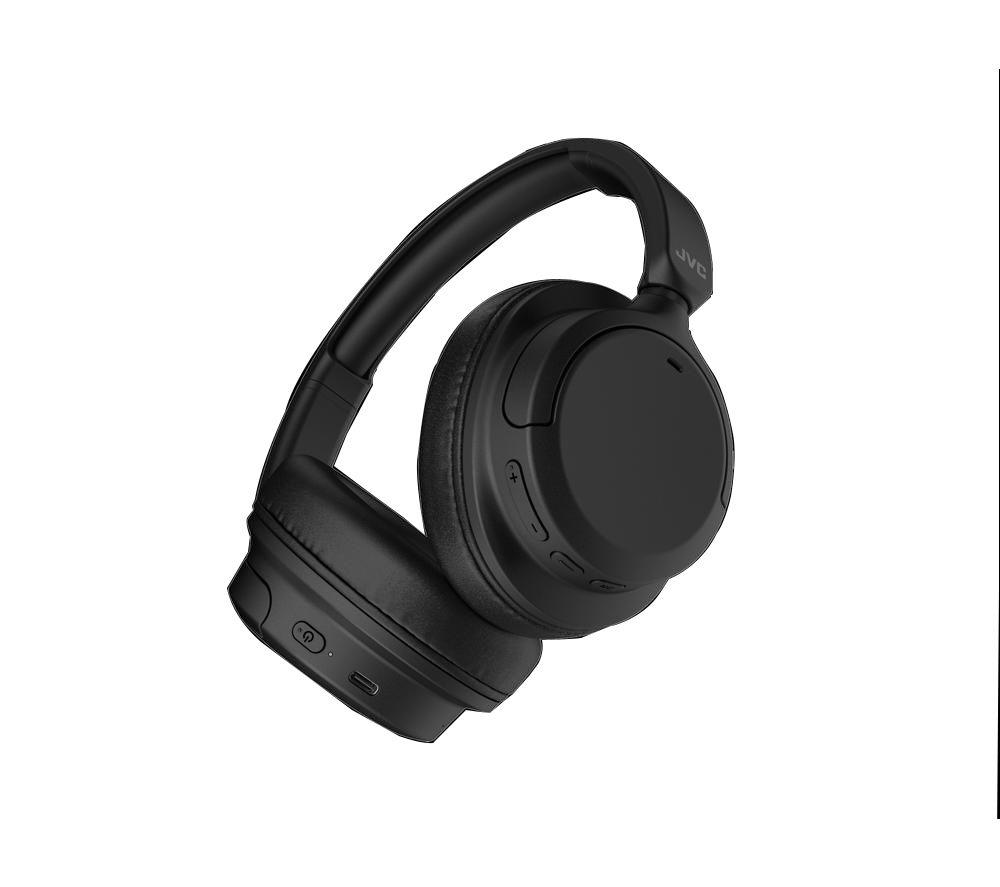JVC HA-S75N-B-U Wireless Bluetooth Noise-Cancelling Over-Ear Headphones - Black