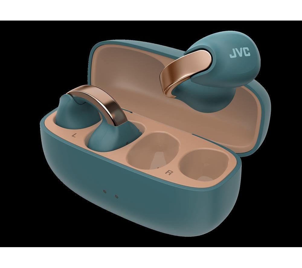 JVC Nearphones HA NP1T-A Wireless Bluetooth Sports Earbuds - Blue