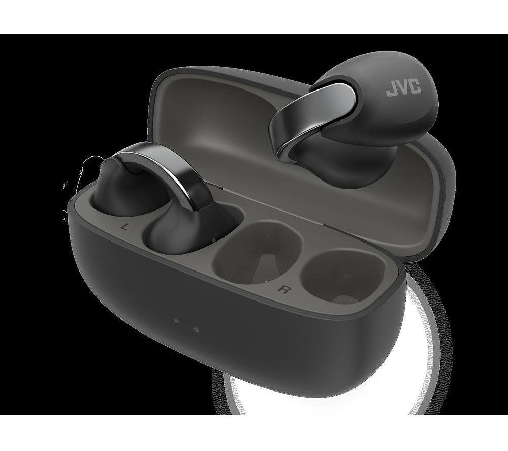 JVC Nearphones HA-NP1T-B-U kabellose Bluetooth-Sport-Ohrhörer – Schwarz
