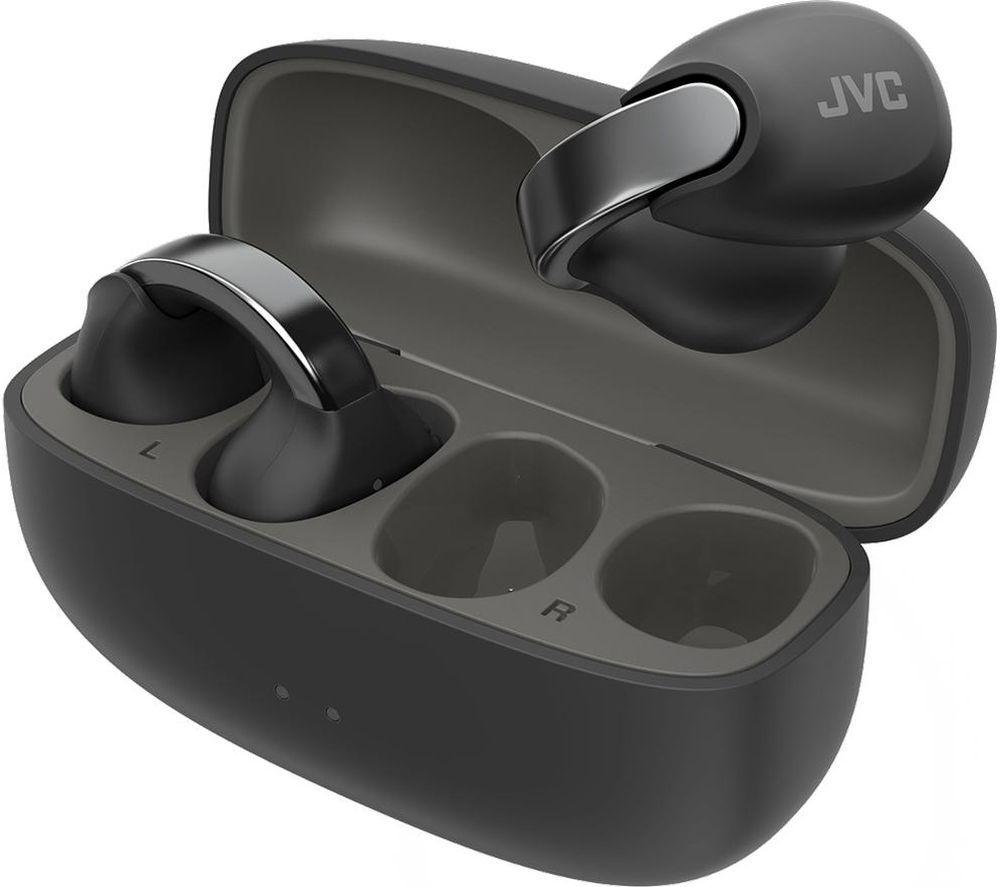 JVC Nearphones HA-NP1T-B-U kabellose Bluetooth-Sport-Ohrhörer – Schwarz