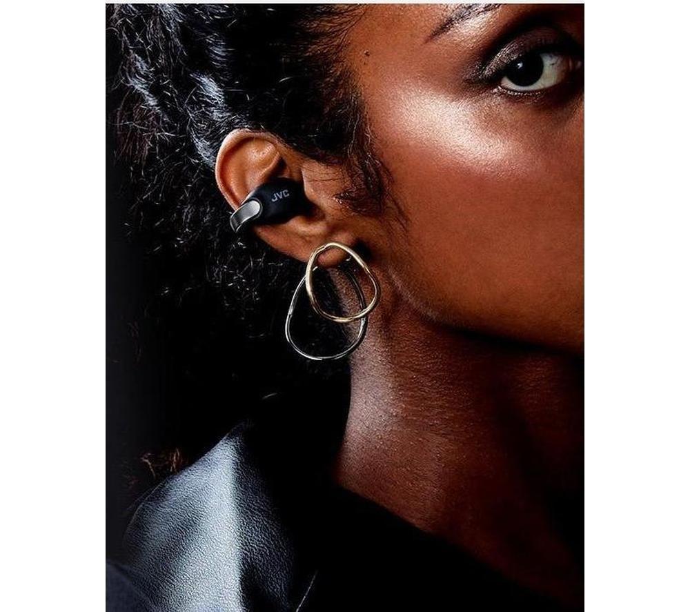 JVC Nearphones HA-NP1T-B-U Wireless Bluetooth Sports Earbuds - Black