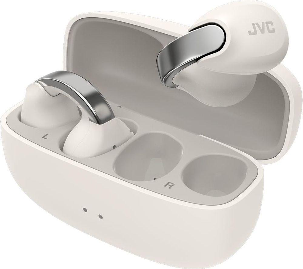JVC HA-NP1T-W-U kabellose Bluetooth Sport-Ohrhörer – Weiß