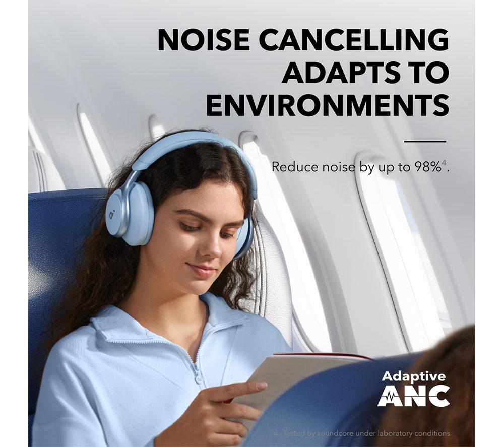 Audífonos inalámbricos con cancelación de ruido SOUNDCORE Space One Bluetooth - Sky Blue