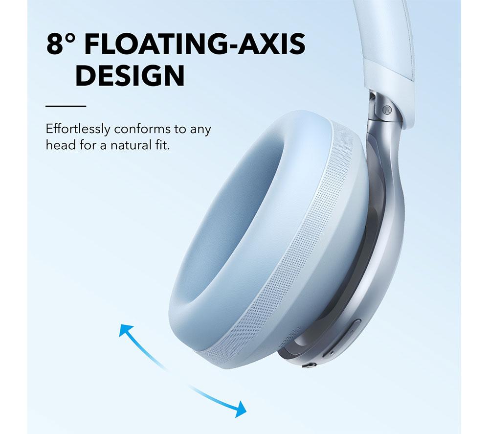 Audífonos inalámbricos con cancelación de ruido SOUNDCORE Space One Bluetooth - Sky Blue