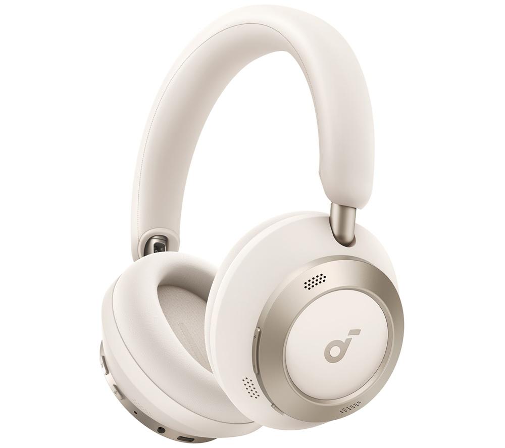 SOUNDCORE Space One Pro Wireless Bluetooth Noise-Cancelling Headphones - Cream White