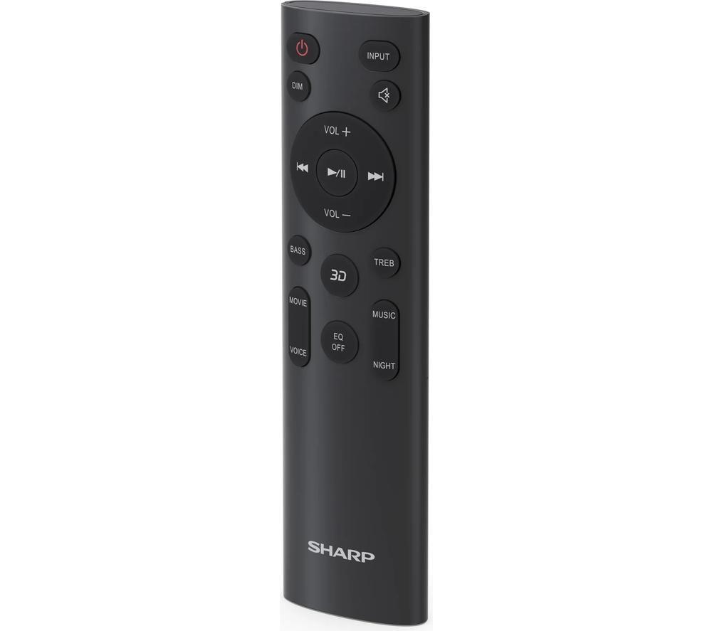 SHARP HT-SB700 2.0.2 Compact Sound Bar with Dolby Atmos - Black