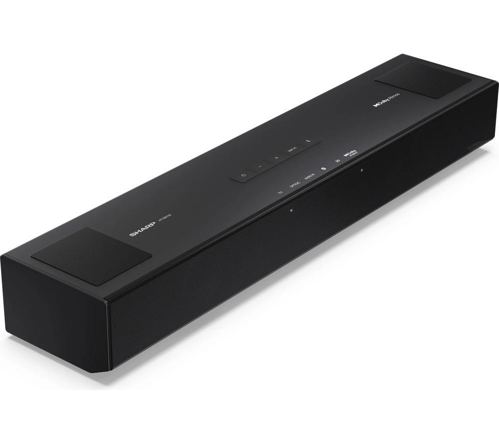 SHARP HT-SB700 2.0.2 Compact Sound Bar with Dolby Atmos - Black