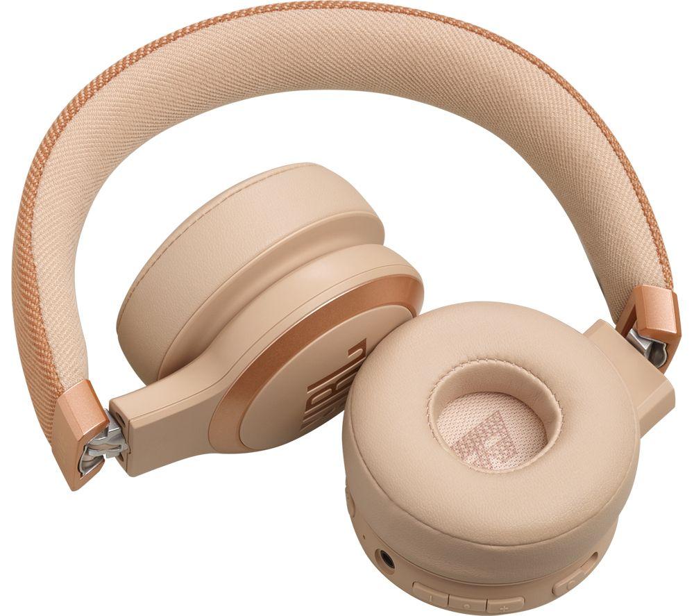 JBL Live 670NC Kabelloser Bluetooth Over-Ear Kopfhörer mit Noise-Cancelling – Sandstein