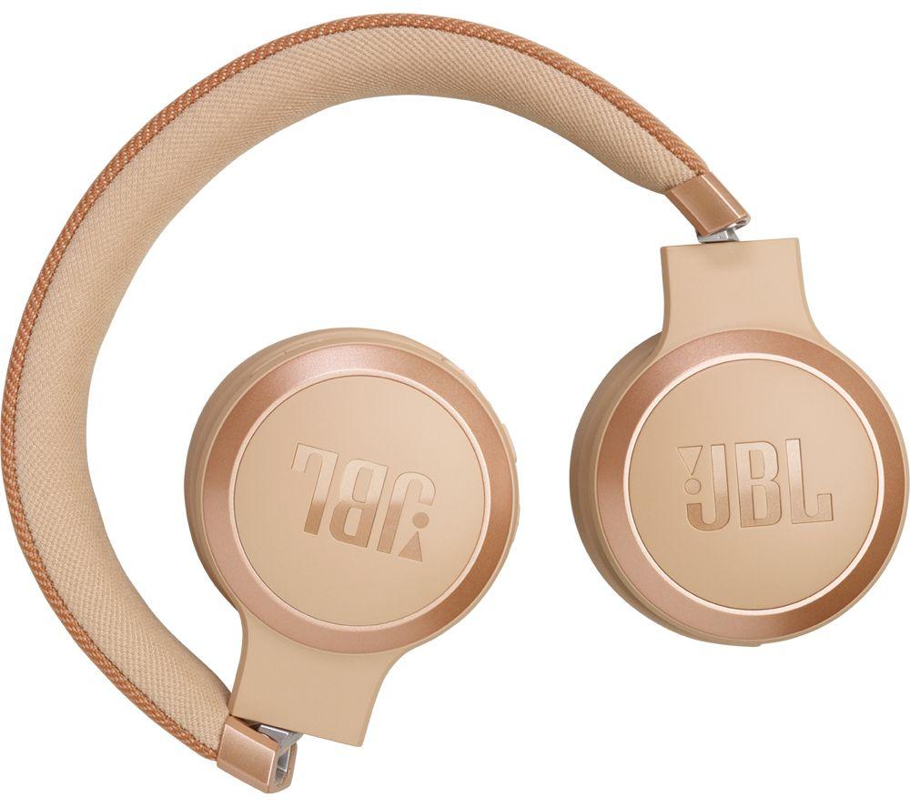 JBL Live 670NC Kabelloser Bluetooth Over-Ear Kopfhörer mit Noise-Cancelling – Sandstein