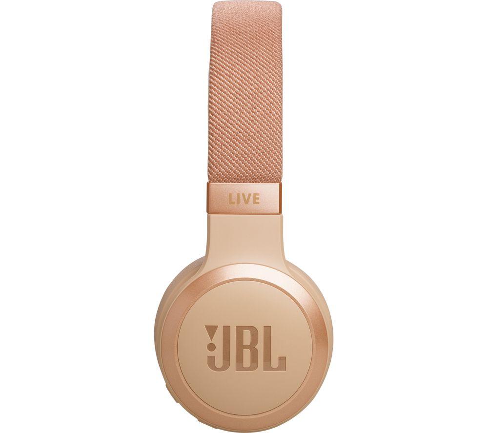 JBL Live 670NC Wireless Bluetooth Noise-Cancelling Headphones - Sandstone