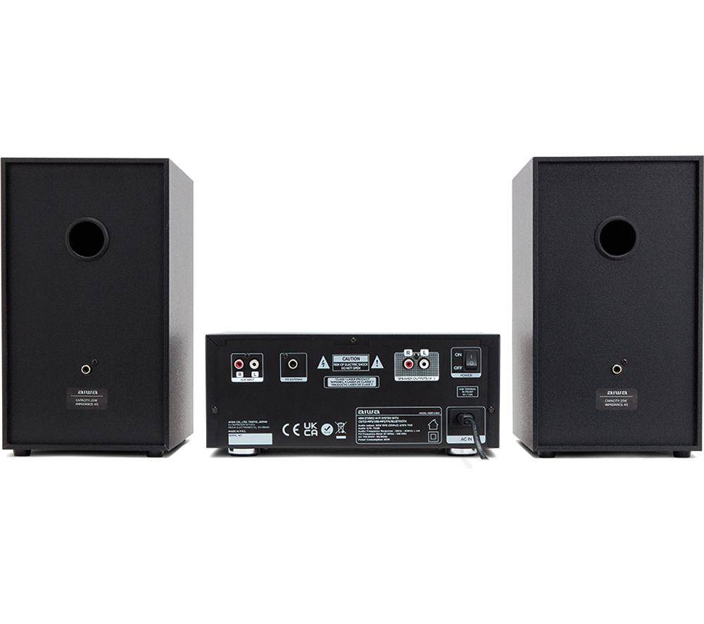 AIWA MSBTU-500 Bluetooth Mini Hi-Fi System - Black