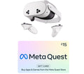 META Quest 3S Virtual Reality Headset (128 GB) & £15 Gift Card Bundle
