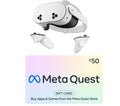 META Quest 3S Virtual Reality Headset (128 GB) & £50 Gift Card Bundle