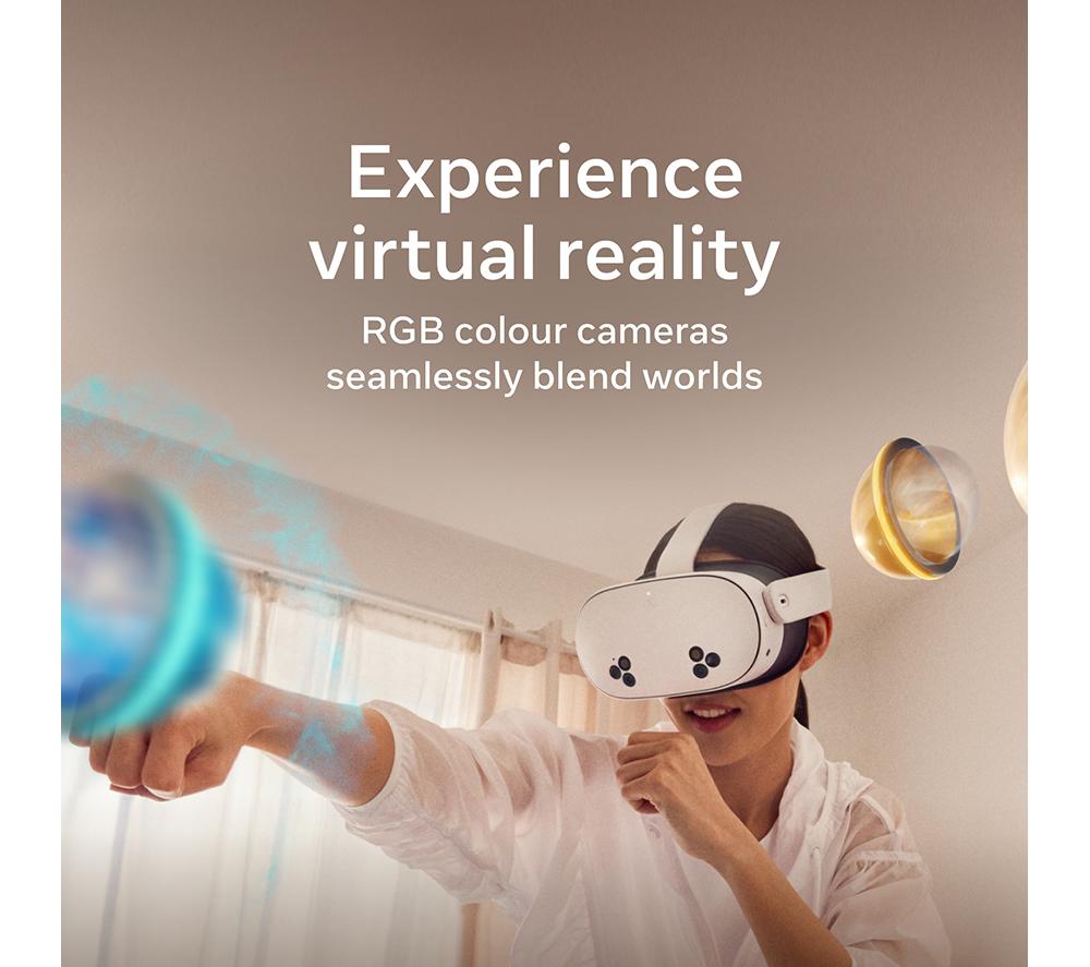 META Quest 3S Virtual Reality Headset (256 GB) & £15 Gift Card Bundle