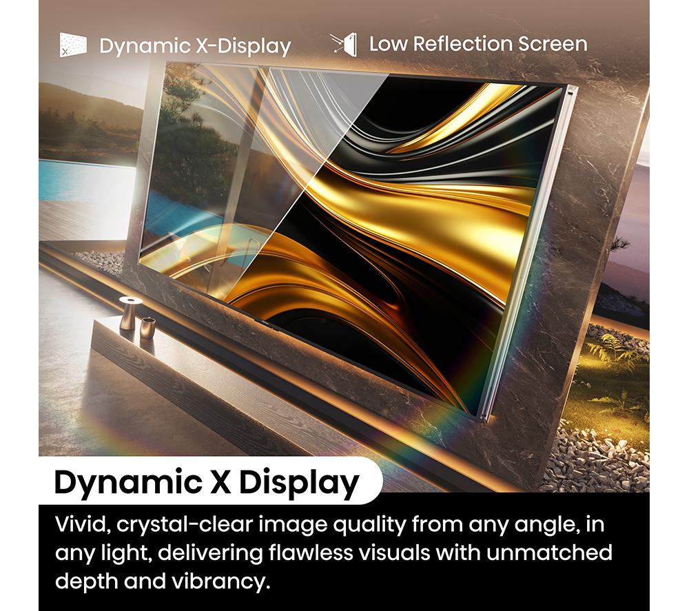 HISENSE 110UXNQTUK 110" Smart 4K Ultra HD HDR Mini LED TV with Amazon Alexa